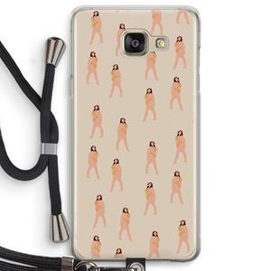 CaseCompany You're so golden: Samsung Galaxy A5 (2016) Transparant Hoesje met koord