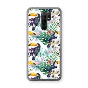 CaseCompany Tukans: Xiaomi Redmi 9 Transparant Hoesje