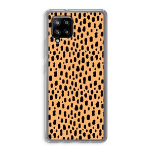 CaseCompany Panter: Samsung Galaxy A42 5G Transparant Hoesje