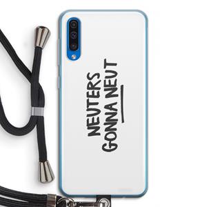 CaseCompany Neuters: Samsung Galaxy A50 Transparant Hoesje met koord