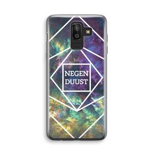 CaseCompany Negenduust ruimte: Samsung Galaxy J8 (2018) Transparant Hoesje