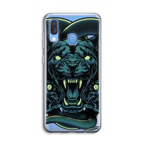 CaseCompany Cougar and Vipers: Samsung Galaxy A40 Transparant Hoesje