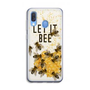 CaseCompany Let it bee: Samsung Galaxy A40 Transparant Hoesje