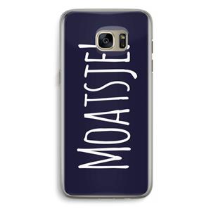 CaseCompany Moatsje!: Samsung Galaxy S7 Edge Transparant Hoesje