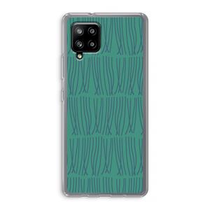 CaseCompany Swirls: Samsung Galaxy A42 5G Transparant Hoesje