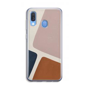 CaseCompany Geo #2: Samsung Galaxy A40 Transparant Hoesje