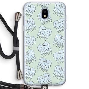 CaseCompany Octopussen: Samsung Galaxy J5 (2017) Transparant Hoesje met koord