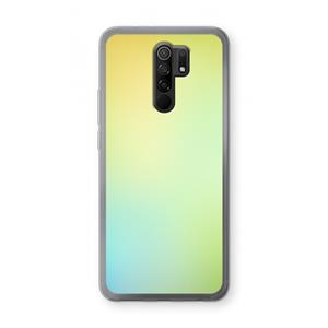 CaseCompany Minty mist pastel: Xiaomi Redmi 9 Transparant Hoesje