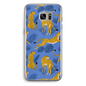 CaseCompany Luipaard: Samsung Galaxy S7 Edge Transparant Hoesje