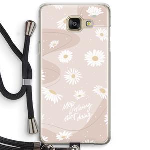 CaseCompany Daydreaming becomes reality: Samsung Galaxy A5 (2016) Transparant Hoesje met koord