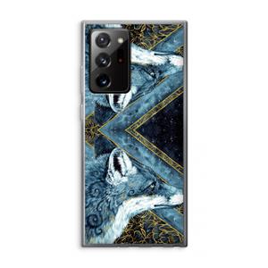 CaseCompany Golden Fox: Samsung Galaxy Note 20 Ultra / Note 20 Ultra 5G Transparant Hoesje