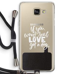 CaseCompany Partner in crime: Samsung Galaxy A5 (2016) Transparant Hoesje met koord