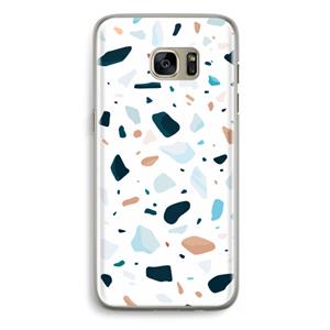 CaseCompany Terrazzo N°13: Samsung Galaxy S7 Edge Transparant Hoesje