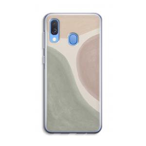 CaseCompany Geo #6: Samsung Galaxy A40 Transparant Hoesje