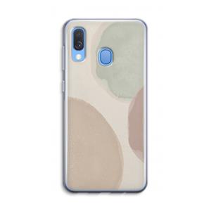 CaseCompany Geo #8: Samsung Galaxy A40 Transparant Hoesje