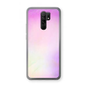 CaseCompany Flow mist pastel: Xiaomi Redmi 9 Transparant Hoesje