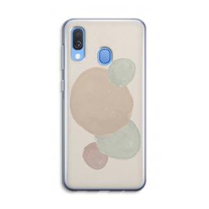 CaseCompany Geo #9: Samsung Galaxy A40 Transparant Hoesje