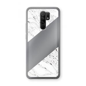 CaseCompany Biggest stripe: Xiaomi Redmi 9 Transparant Hoesje