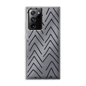 CaseCompany Marrakech Arrows: Samsung Galaxy Note 20 Ultra / Note 20 Ultra 5G Transparant Hoesje