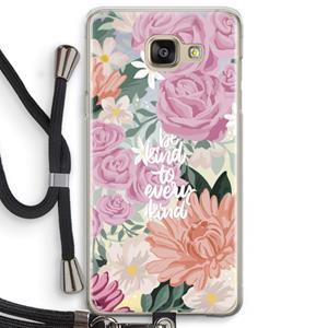 CaseCompany Kindness matters: Samsung Galaxy A5 (2016) Transparant Hoesje met koord