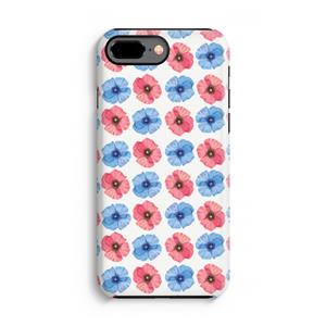 CaseCompany Klaproosjes: iPhone 8 Plus Tough Case