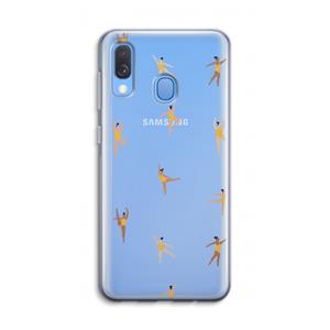 CaseCompany Dans #2: Samsung Galaxy A40 Transparant Hoesje