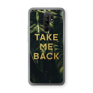 CaseCompany Take me back: Xiaomi Redmi 9 Transparant Hoesje