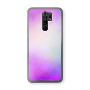 CaseCompany Clouds pastel: Xiaomi Redmi 9 Transparant Hoesje