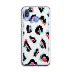 CaseCompany Cheetah color: Samsung Galaxy A40 Transparant Hoesje