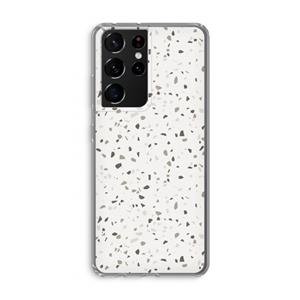 CaseCompany Terrazzo N°14: Samsung Galaxy S21 Ultra Transparant Hoesje
