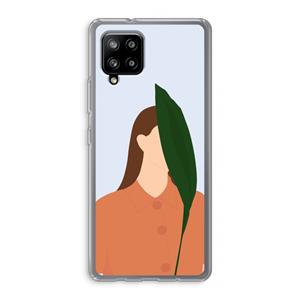 CaseCompany Leaf: Samsung Galaxy A42 5G Transparant Hoesje