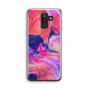 CaseCompany Earth And Ocean: Samsung Galaxy J8 (2018) Transparant Hoesje