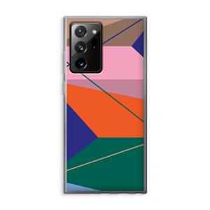 CaseCompany Gestalte 1: Samsung Galaxy Note 20 Ultra / Note 20 Ultra 5G Transparant Hoesje