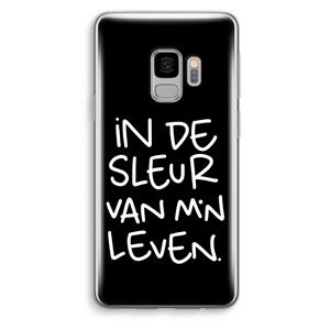 CaseCompany De Sleur: Samsung Galaxy S9 Transparant Hoesje