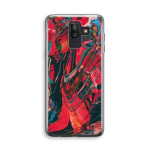 CaseCompany Endless Descent: Samsung Galaxy J8 (2018) Transparant Hoesje