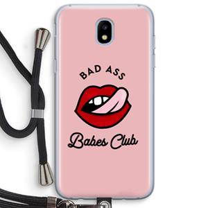 CaseCompany Badass Babes Club: Samsung Galaxy J5 (2017) Transparant Hoesje met koord