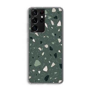 CaseCompany Terrazzo N°19: Samsung Galaxy S21 Ultra Transparant Hoesje