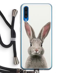 CaseCompany Daisy: Samsung Galaxy A50 Transparant Hoesje met koord