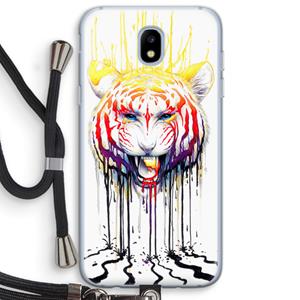 CaseCompany Fading: Samsung Galaxy J5 (2017) Transparant Hoesje met koord