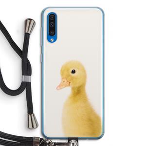 CaseCompany Duke: Samsung Galaxy A50 Transparant Hoesje met koord