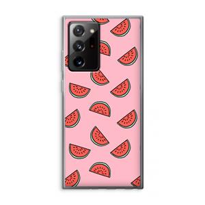 CaseCompany Watermeloen: Samsung Galaxy Note 20 Ultra / Note 20 Ultra 5G Transparant Hoesje