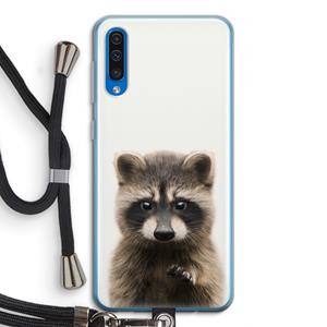 CaseCompany Rocco: Samsung Galaxy A50 Transparant Hoesje met koord