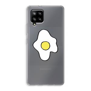 CaseCompany Spiegelei: Samsung Galaxy A42 5G Transparant Hoesje