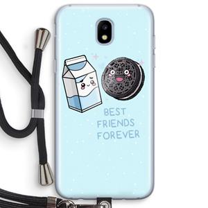 CaseCompany Best Friend Forever: Samsung Galaxy J5 (2017) Transparant Hoesje met koord