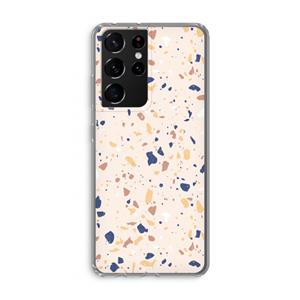 CaseCompany Terrazzo N°23: Samsung Galaxy S21 Ultra Transparant Hoesje