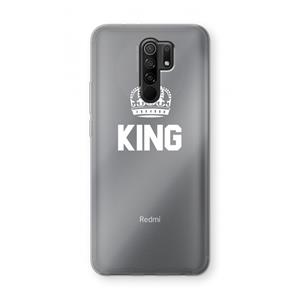 CaseCompany King zwart: Xiaomi Redmi 9 Transparant Hoesje