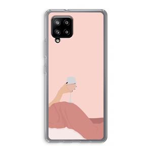 CaseCompany Wine: Samsung Galaxy A42 5G Transparant Hoesje