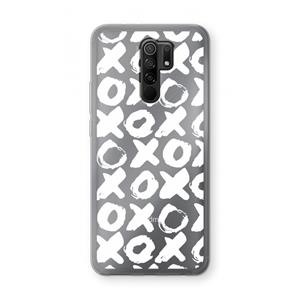 CaseCompany XOXO: Xiaomi Redmi 9 Transparant Hoesje