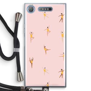 CaseCompany Dans #2: Sony Xperia XZ1 Transparant Hoesje met koord