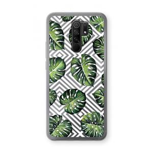 CaseCompany Geometrische jungle: Xiaomi Redmi 9 Transparant Hoesje
